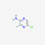 Structure of 2-AMINO-5-CHLORO-3-METHYLPYRAZINE