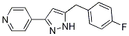 Structure of 4-[5-(4-Fluorobenzyl)-1H-pyrazol-3-yl]pyridine