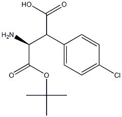 Structure of Boc-(S)-3-aMino-2-(4-chlorophenyl)propanoic acid