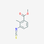 Structure of 3-ISOTHIOCYANATO-2-METHYLBENZOIC ACID METHYL ESTER