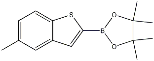 Structure of 5-METHYL-2-(4,4,5,5-TETRAMETHYL-1,3,2-DIOXABOROLAN-2-YL)-BENZO[B]THIOPHENE