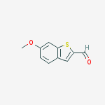 Structure of 6-methoxybenzo[b]thiophene-2-carbaldehyde