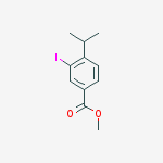 Structure of Methyl 3-Iodo-4-Isopropylbenzoate