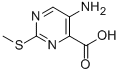 Structure of 5-Amino-2-(methylthio)pyrimidine-4-carboxylic Acid