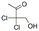 Structure of 2-Butanone,  3,3-dichloro-4-hydroxy-
