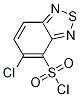 Chemical structure of 5-chloro-2,1,3-benzothiadiazole-4-sulfonyl chloride(SALTDATA: FREE)