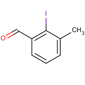 Structure of Benzaldehyde, 2-iodo-3-methyl-