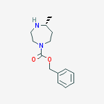 Structure of (R)-Benzyl 5-methyl-1,4-diazepane-1-carboxylate