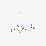 Structure of C-(5-BROMO-THIOPHEN-2-YL)-METHYLAMINE HYDROCHLORIDE