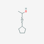 Structure of CYCLOPENTYLETHYNYLMETHYL CARBINOL