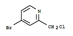 Structure of 4-bromo-2-(chloromethyl)pyridine