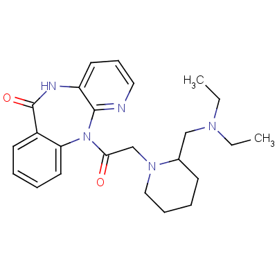 Chemical structure of Otenzepad