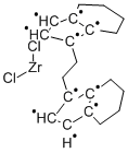 Structure of rac-Ethylenebis(4,5,6,7-tetrahydro-1-indenyl)]zirconium dichloride