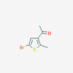 Structure of 1-(5-bromo-2-methyl-3-thienyl)Ethanone