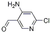 Structure of 4-amino-6-chloronicotinaldehyde