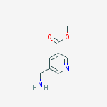 Structure of 5-Aminomethyl-nicotinic acid methyl ester