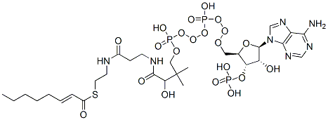Structure of (2E)-Octenoyl-CoA