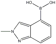 Structure of 2-METHYLINDAZOLE-4-BORONICACID