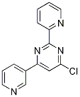 Structure of 4-chloro-2-pyridin-2-yl-6-pyridin-3-ylpyrimidine