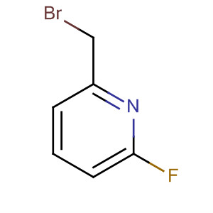 Pyridine, 2-(bromomethyl)-6-fluoro-结构式