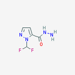 Structure of 1-(difluoromethyl)-1h-pyrazole-5-carbohydrazide