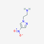 Structure of 2-(4-nitro-1H-pyrazol-1-yl)ethanamine