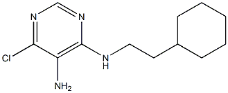 Structure of 6-Chloro-N4-(2-cyclohexyl-ethyl)-pyriMidine-4,5-diaMine