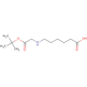 Structure of Hexanoic acid, 6-[[(1,1-dimethylethoxy)carbonyl]methylamino]-