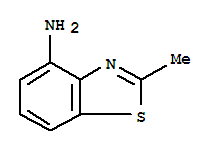 Structure of 4-Benzothiazolamine,2-methyl-