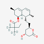 Structure of SIMVASTATIN-D6