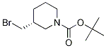 [(R)1-BOC-3-溴甲基哌啶结构式