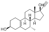 Chemical structure of 3BETA-HYDROXYTIBOLONE