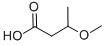 Structure of 3-methoxybutyric acid