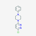 Pyridazine, 3-chloro-6-(4-phenyl-1-piperazinyl)-结构式
