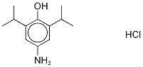 Structure of 4-Amino Propofol Hydrochloride