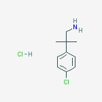 Structure of 2-(4-Chlorophenyl)-2-methylpropylamine HCl