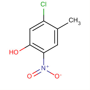 Structure of Phenol, 5-chloro-4-methyl-2-nitro-