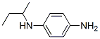 Structure of 1,4-Benzenediamine, N-(1-methylpropyl)-