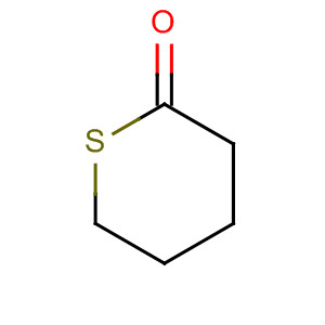 Structure of 2H-Thiopyran-2-one, tetrahydro-