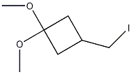 Structure of 3-Iodomethyl-1,1-dimethoxycyclobutane