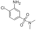 BenzenesulfonaMide,3-aMino-4-chloro-N,N-diMethyl-结构式