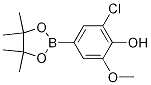 Structure of 3-Chloro-4-hydroxy-5-Methoxyphenylboronic acid, pinacol ester