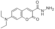 Structure of 7-(DIETHYLAMINO)COUMARIN-3-CARBOHYDRAZIDE