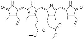 Structure of BILIVERDIN DIMETHYL ESTER