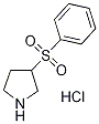 Structure of 3-(phenylsulfonyl)pyrrolidine(HCl)