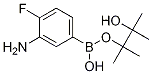 Structure of 3-Amino-4-fluorophenylboronic acid, pinacol ester