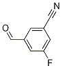 Structure of 3-FLUORO-5-FORMYLBENZONITRILE