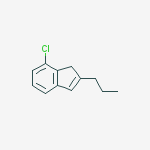 Structure of 7-CHLORO-2-PROPYL-1H-INDENE,95%