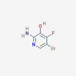 Structure of 2-amino-5-bromo-4-fluoropyridin-3-ol