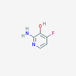 2-AMINO-4-FLUORO-3-HYDROXYPYRIDINE结构式